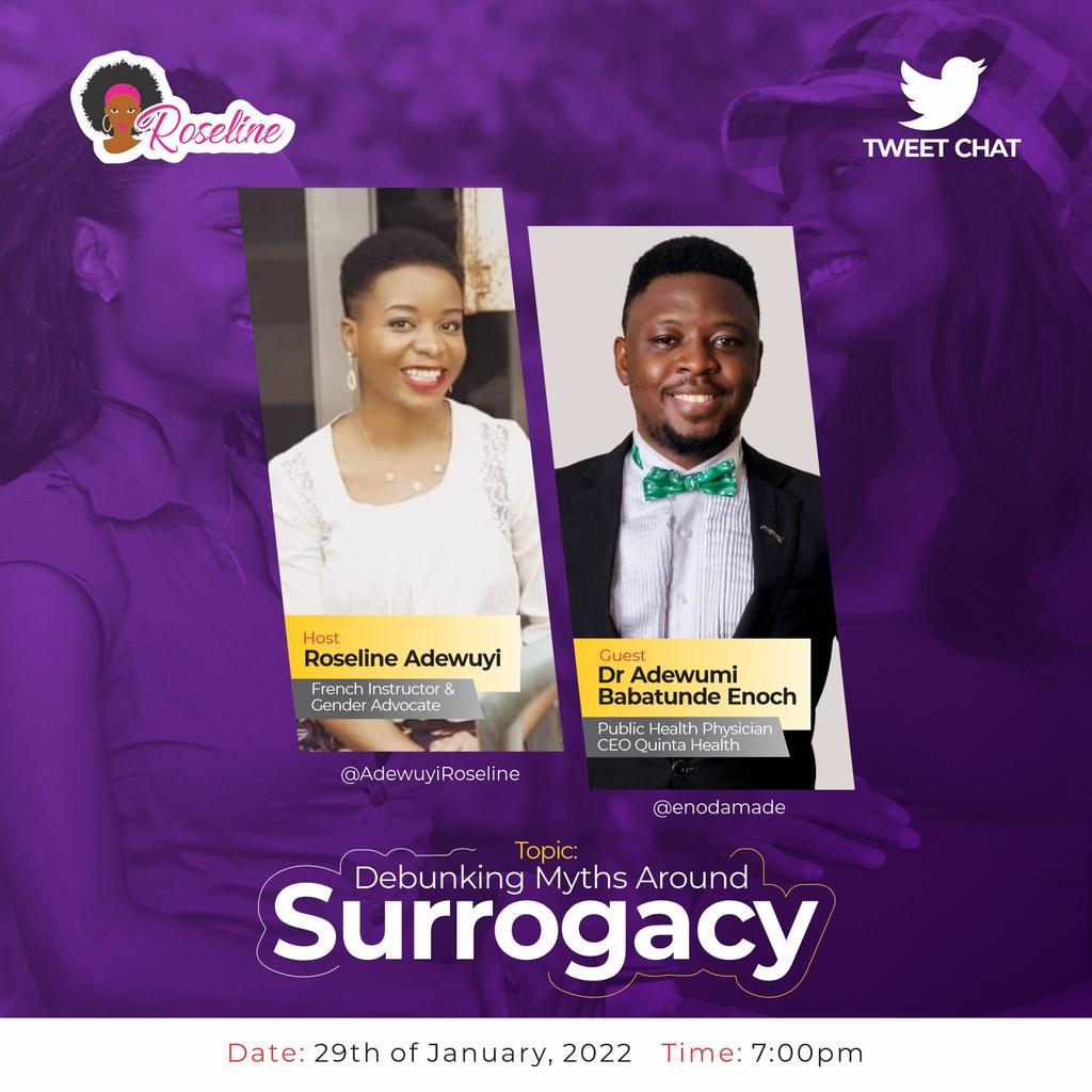 Debunking Surrogacy Myths – A Twitter Chat with Dr. Adewumi Babatunde Enoch