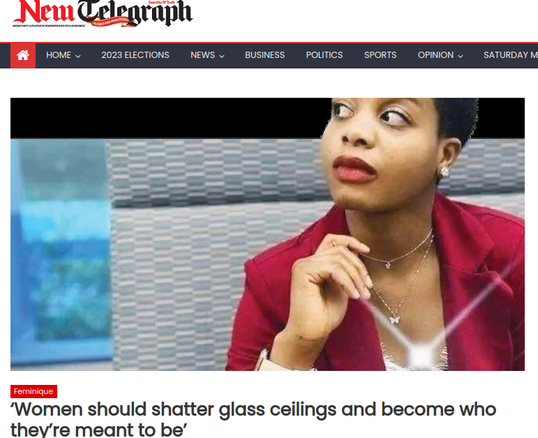 Women should shatter glass ceilings and become who they’re meant to be- Roseline Adewuyi NEW TELEGRAPH