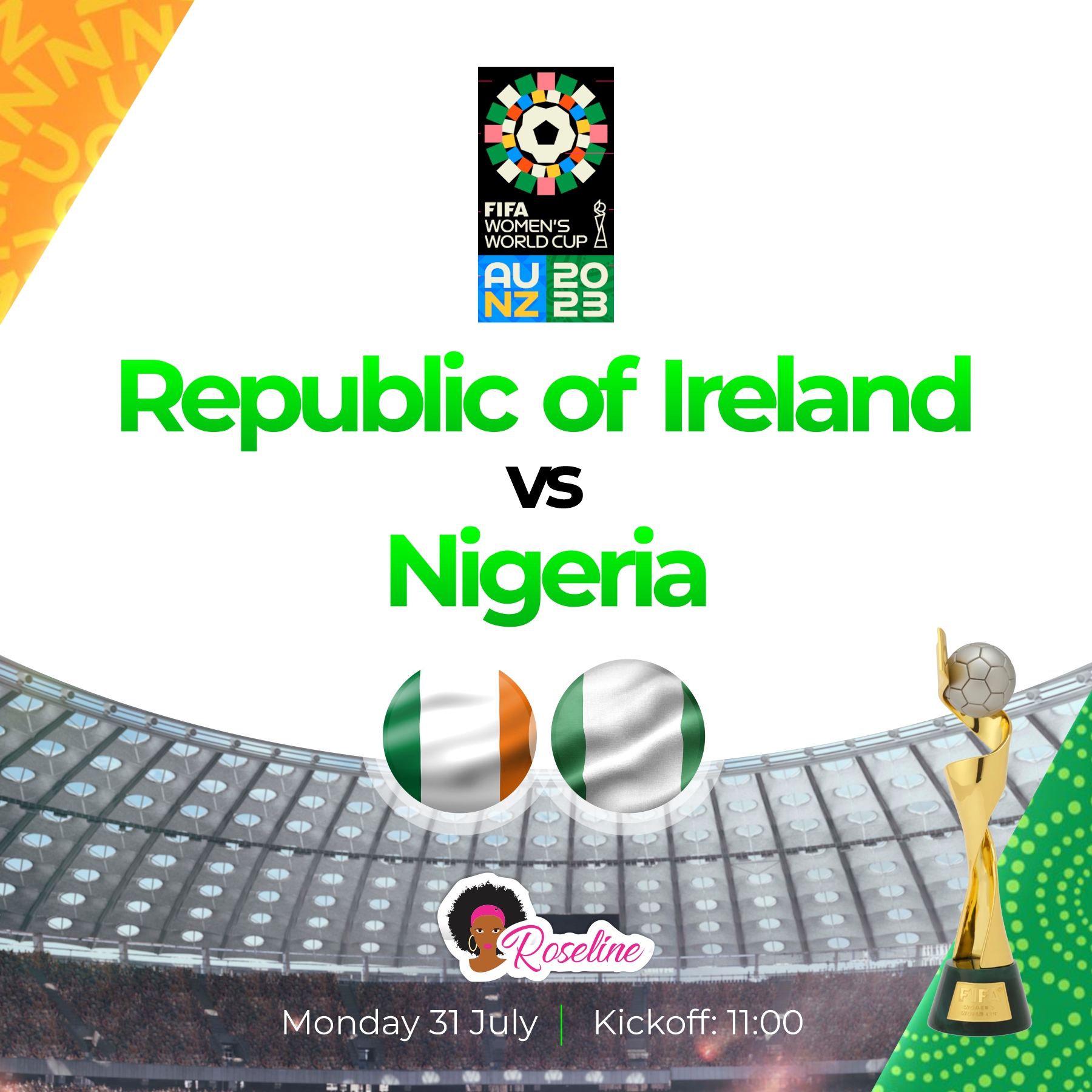 The Slay Ballers 2.0 – FIFA Women’s World Cup 2023 – Republic of Ireland vs Nigeria Match Preview