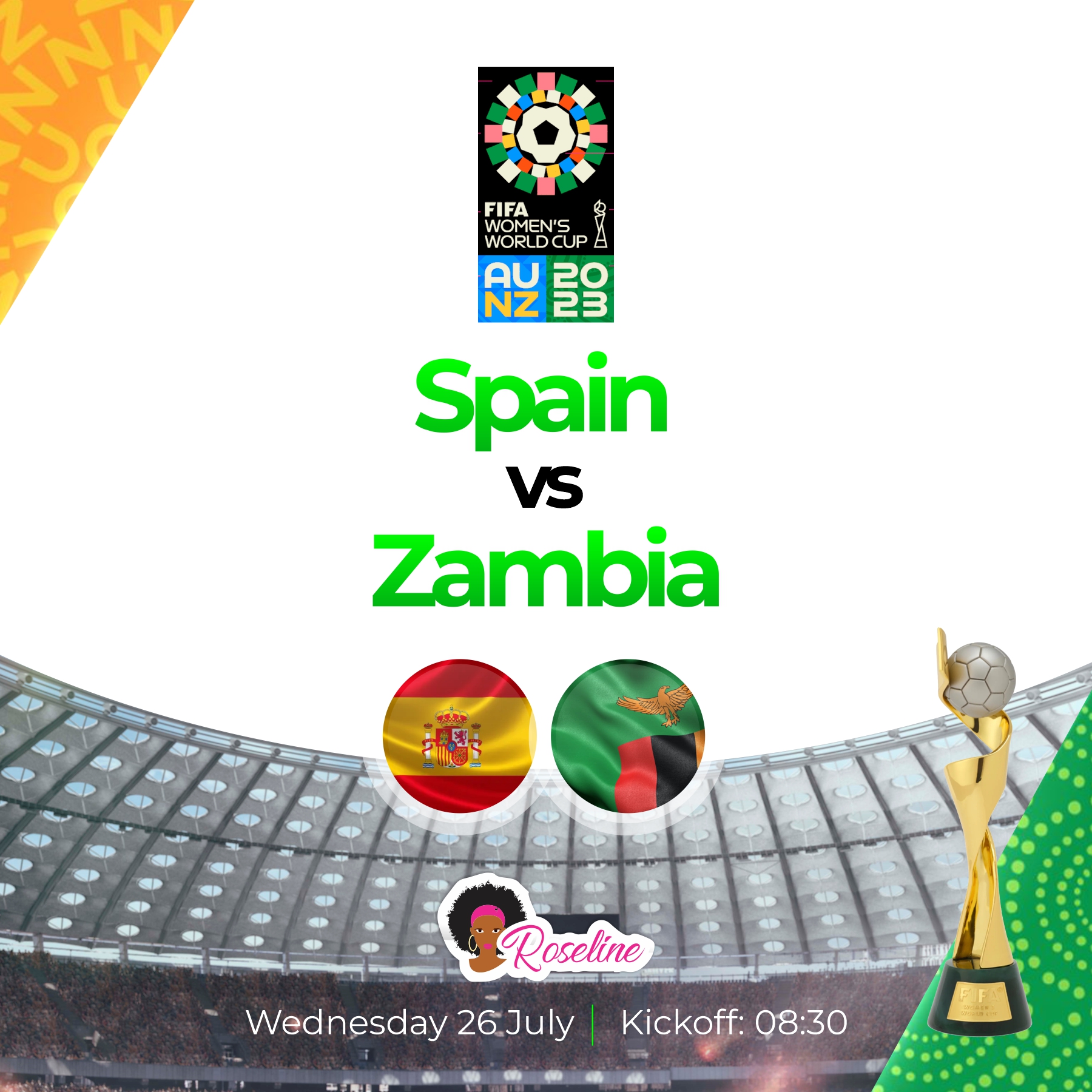 The Slay Ballers 2.0 – FIFA Women’s World Cup 2023 – Spain vs Zambia Match Preview