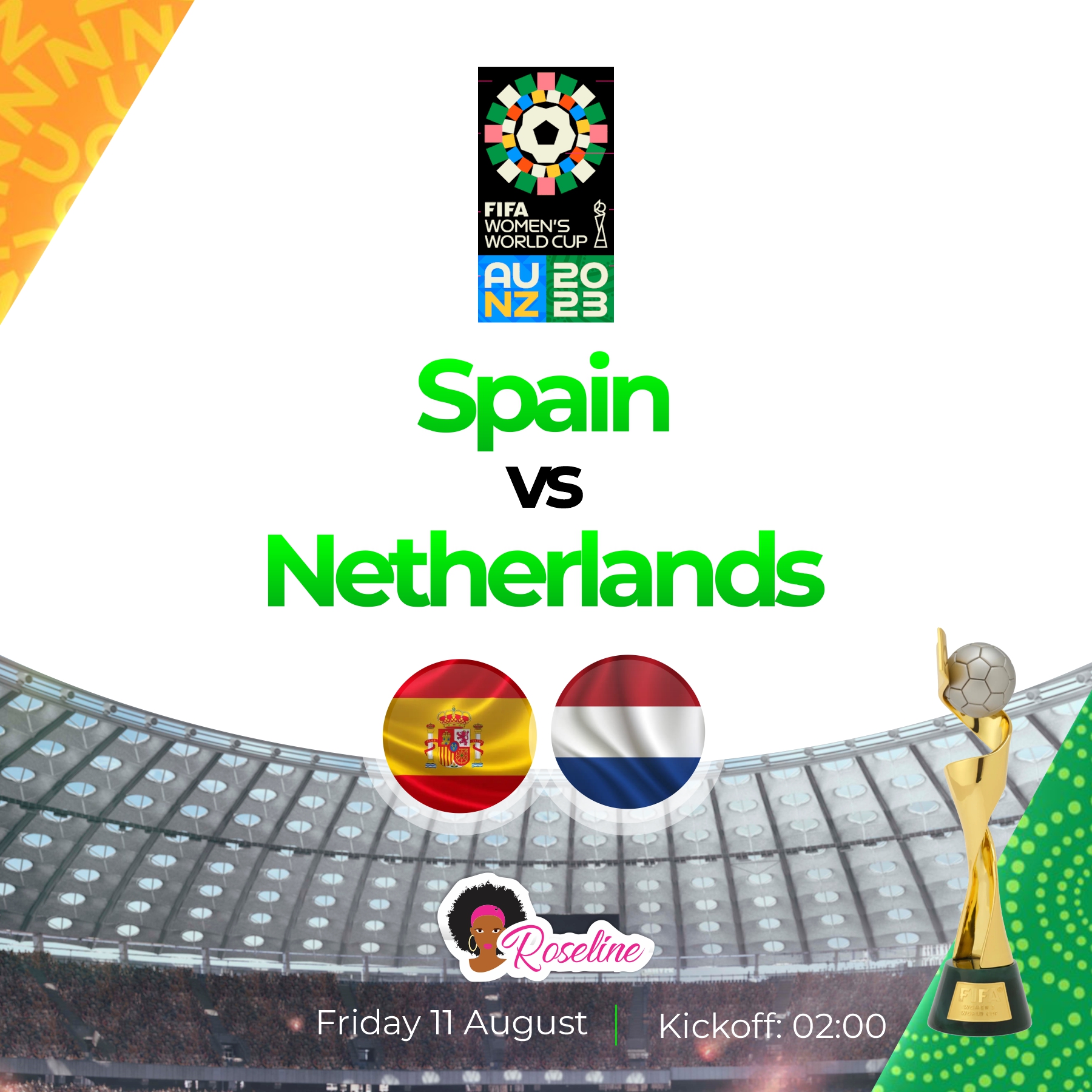 The Slay Ballers 2.0 – FIFA Women’s World Cup 2023 – Spain vs Netherlands Match Preview